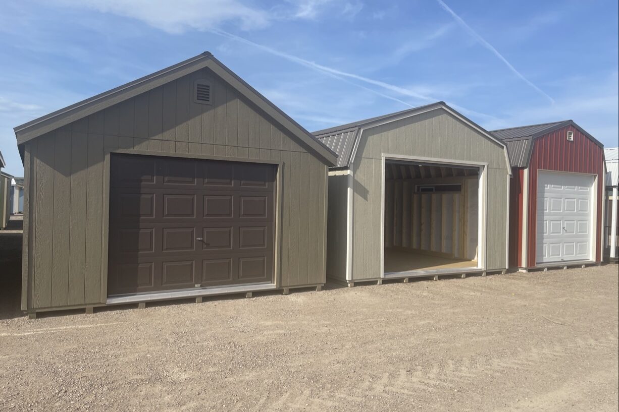 Montana Shed Center has prefabricated garages for sale in Helena Montana. We are your local garage builder!